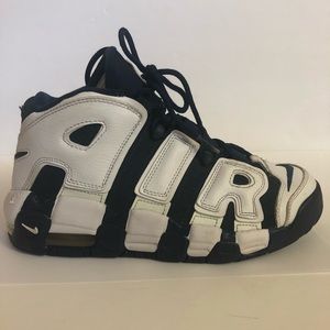 Nike Air More Uptempo GS Olympic Size 7Y Navy Blue